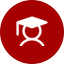 This is a icon of secondary school of Funful Group of Schools, represents that the school highly values education for every child.